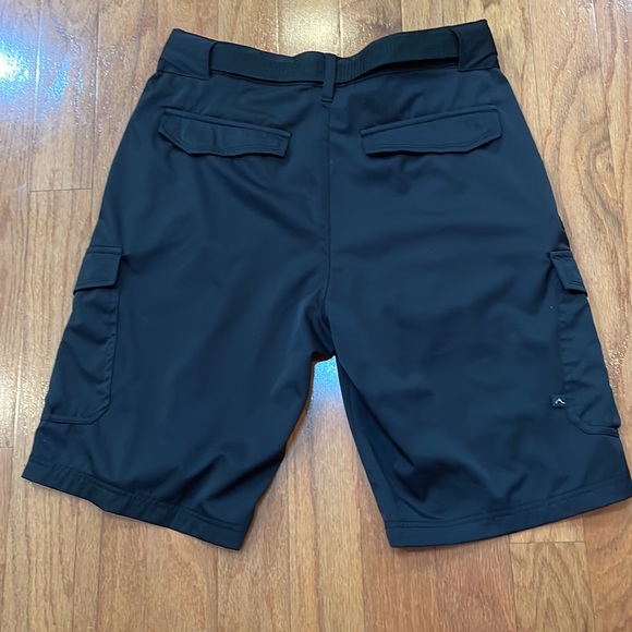 Denali Men’s Shorts Size 32 Black Cargo Shorts with Belt - Picture 2 of 13